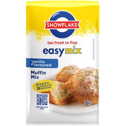 Snowflake Easymix Vanilla Muffin Mix 1kg